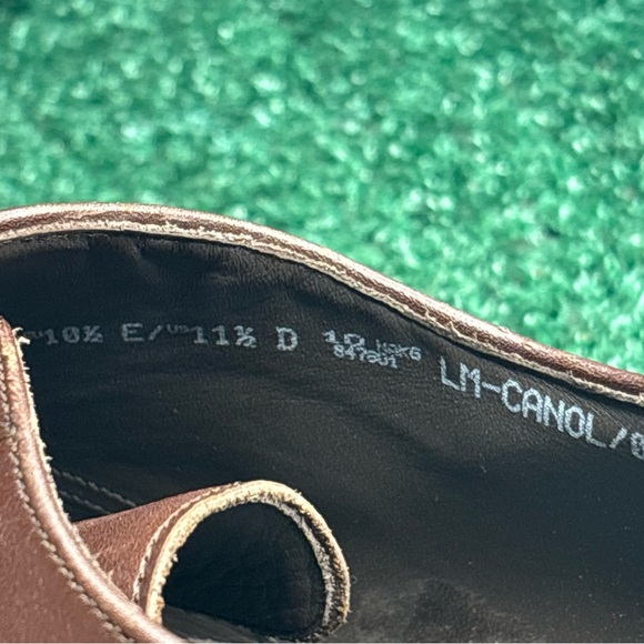 Bally Shoes Size 11.5 Brown Calf Leather Oxfords Made in Switzerland - Excellent main image 10